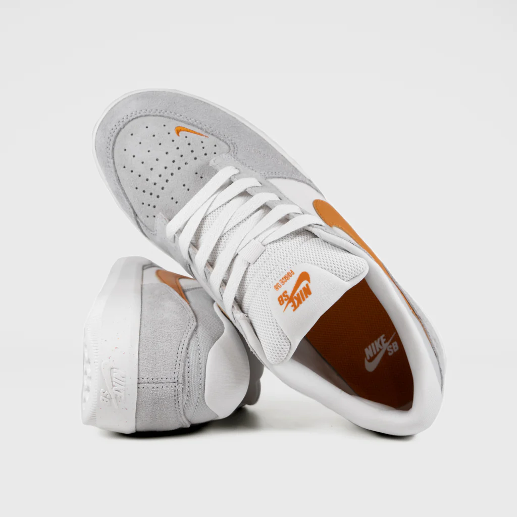 Nike SB - Force 58 Shoes - Platinum Tint / Monarch - Wolf Grey - Summit White - Image 4