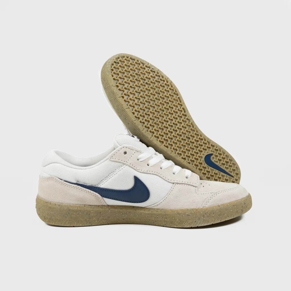 Nike SB - Force 58 Shoes - White / Navy - White - Image 3