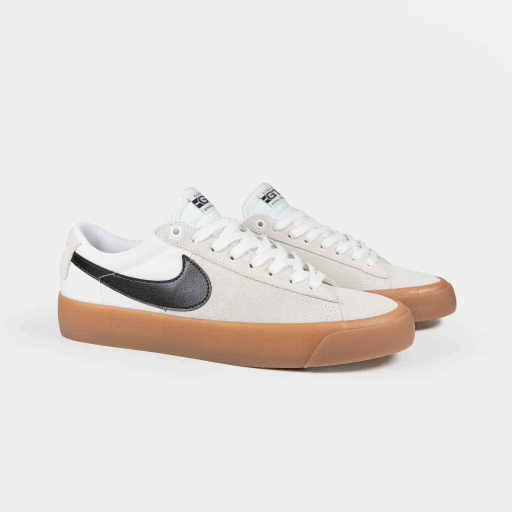 Nike SB - Grant Taylor GT Blazer Low Shoes - White / Black / Gum - Image 2