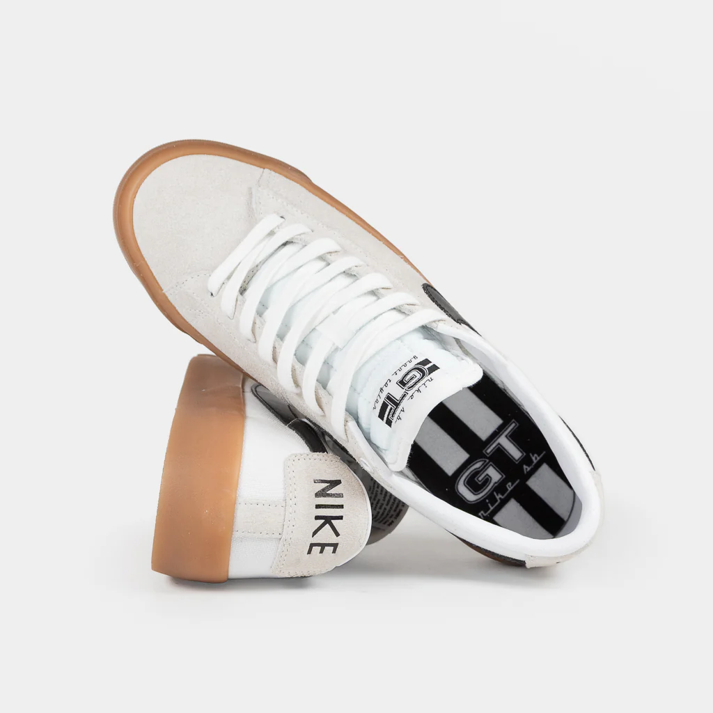 Nike SB - Grant Taylor GT Blazer Low Shoes - White / Black / Gum - Image 4