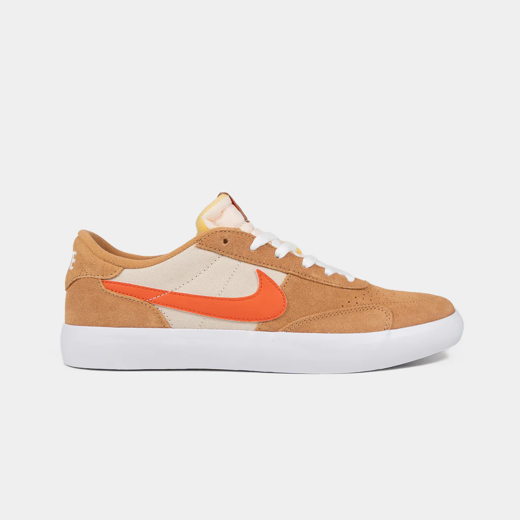 Nike SB - Heritage Vulc Shoes - Flax / College Orange / Oatmeal White