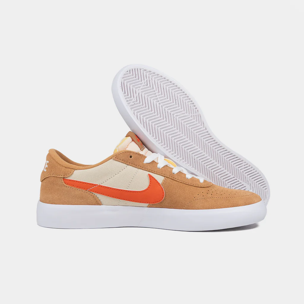 Nike SB - Heritage Vulc Shoes - Flax / College Orange / Oatmeal White - Image 3