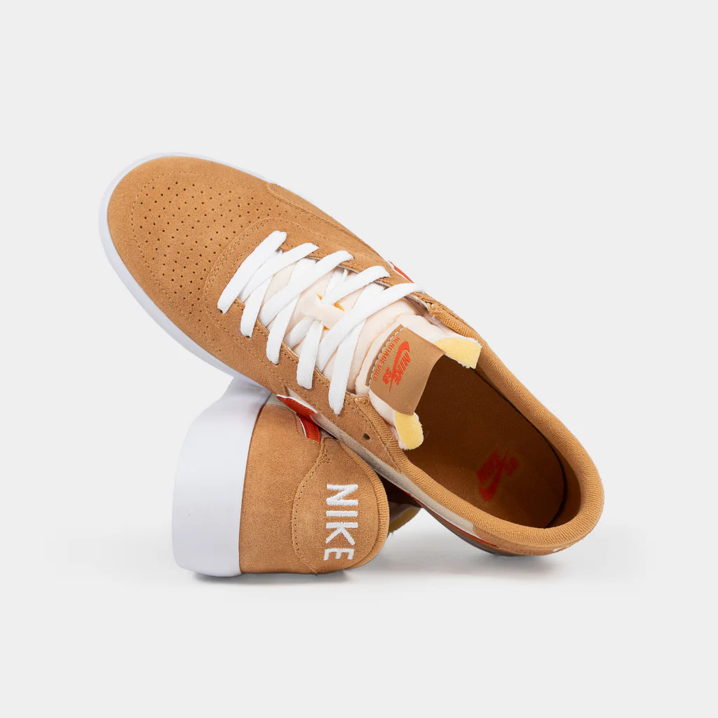 Nike SB - Heritage Vulc Shoes - Flax / College Orange / Oatmeal White - Image 4