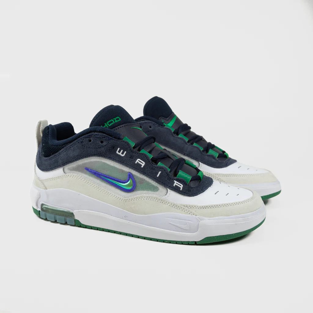 Nike SB - Ishod Wair Air Max Shoes - White / Persian Violet - Obsidian - Image 2