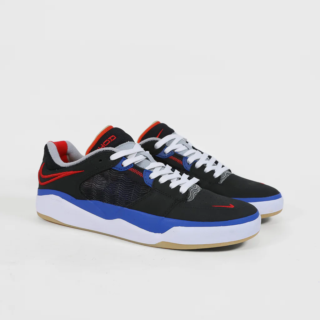 Nike SB - NBA Ishod Wair Premium Shoes - Black / University Red / Hyper Royal - Image 2