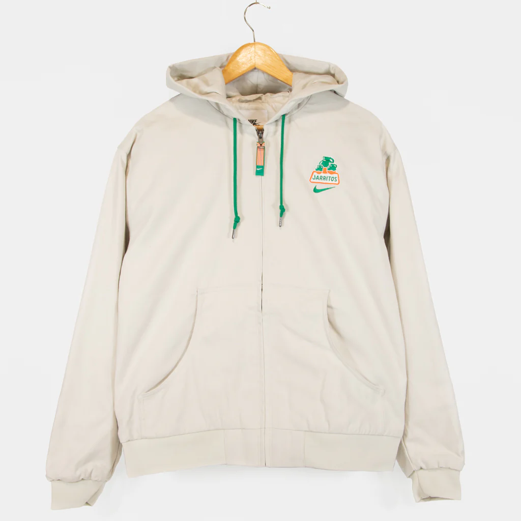 Nike SB - Jarritos Padded Hooded Zip Jacket - Light Bone / Malachite / Malachite