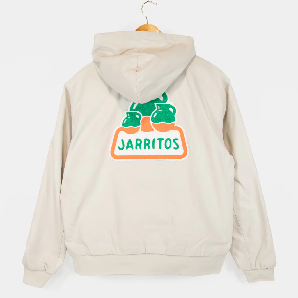 Nike SB - Jarritos Padded Hooded Zip Jacket - Light Bone / Malachite / Malachite - Image 2