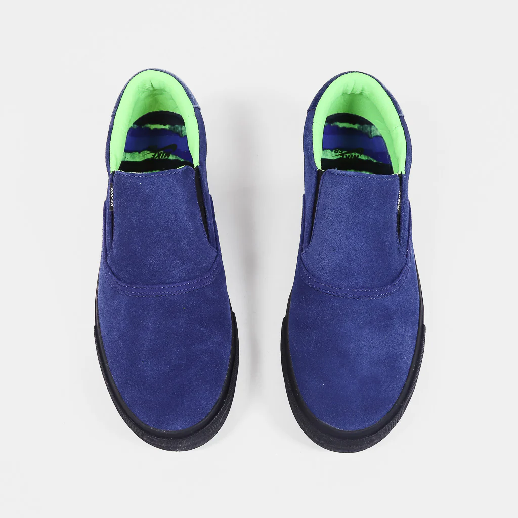 Nike SB - Leo Baker Verona Slip On Shoes - Blue Void / Black / Electric Green - Image 4