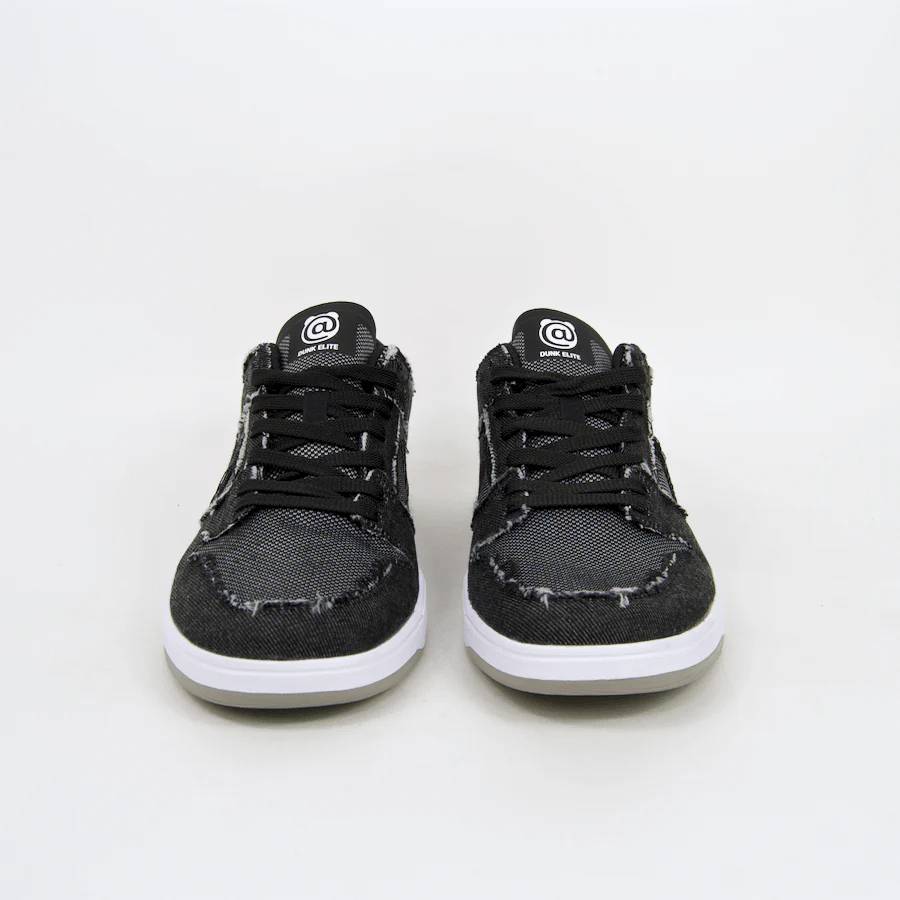 Nike SB - 'Medicom' Dunk Low Elite QS Shoes - Black / Black - White - Medium Grey - Image 4