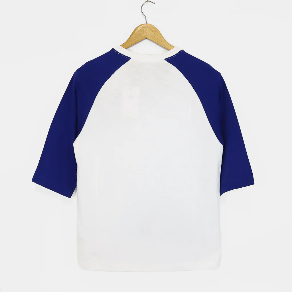 Nike SB - MLB Raglan T-Shirt - White / Deep Royal Blue - Image 3