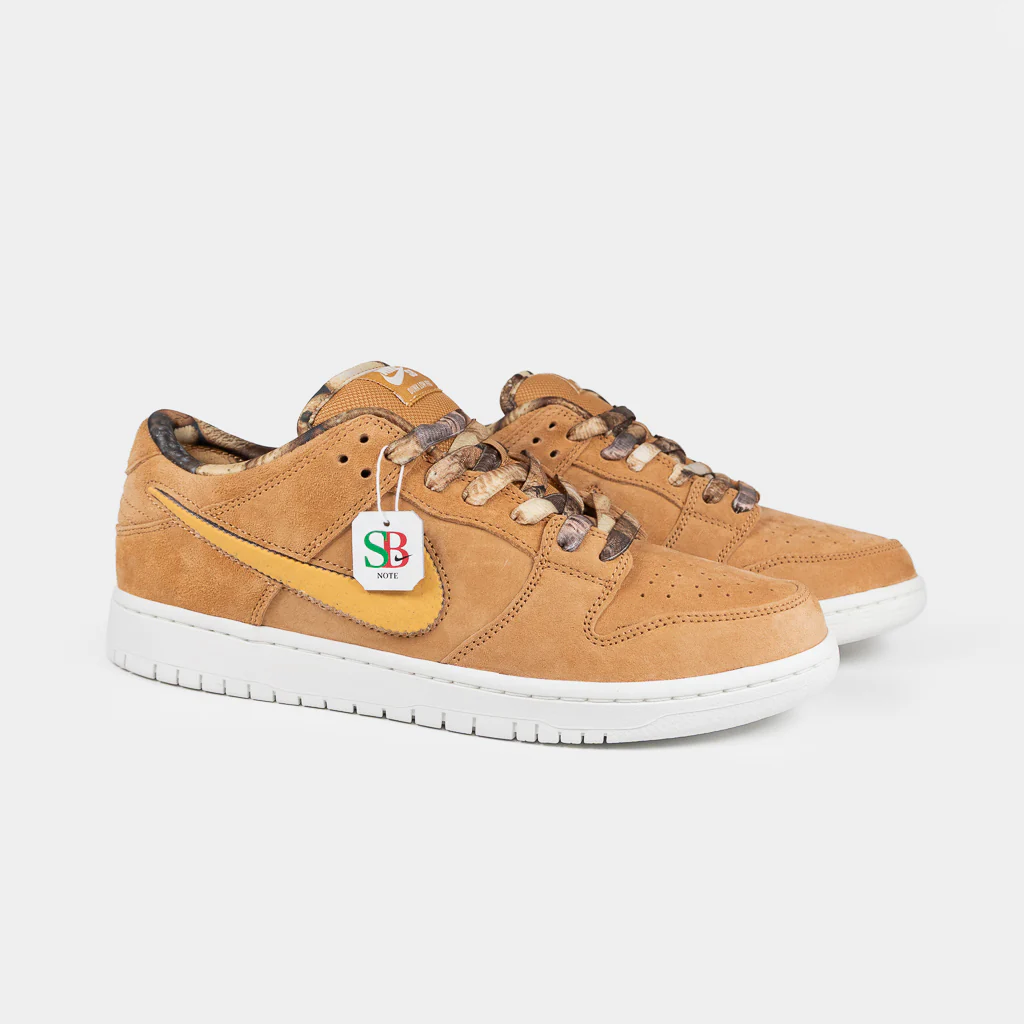 Nike SB - Note Dunk Low Pro Shoes - Flax / Honeycomb / Summit White - Image 2