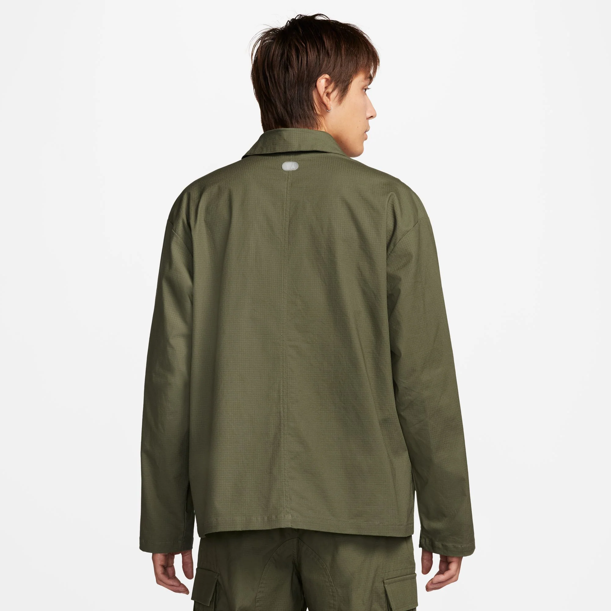 Nike SB - Olympic Chore Jacket - Medium Olive / White - Image 2