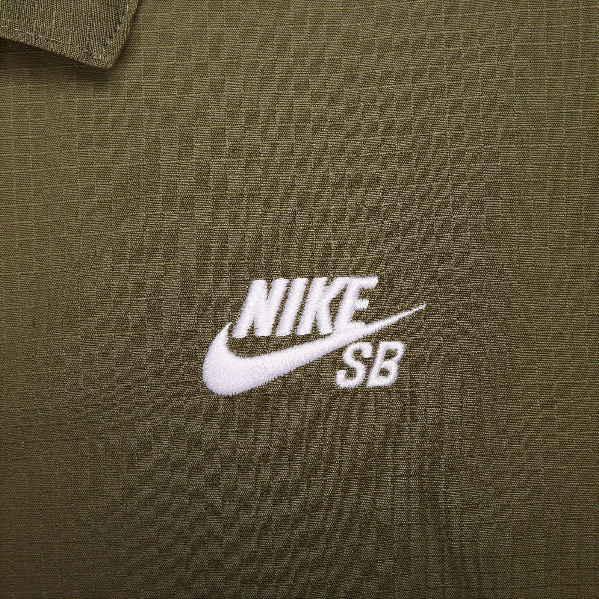 Nike SB - Olympic Chore Jacket - Medium Olive / White - Image 4