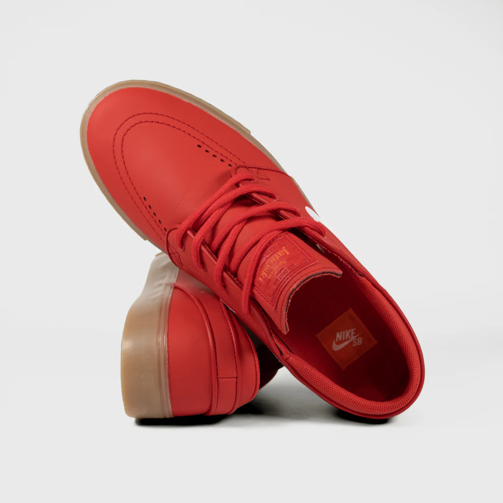 Nike SB - 'Orange Label' Stefan Janoski OG+ Shoes - University Red / White - Image 4