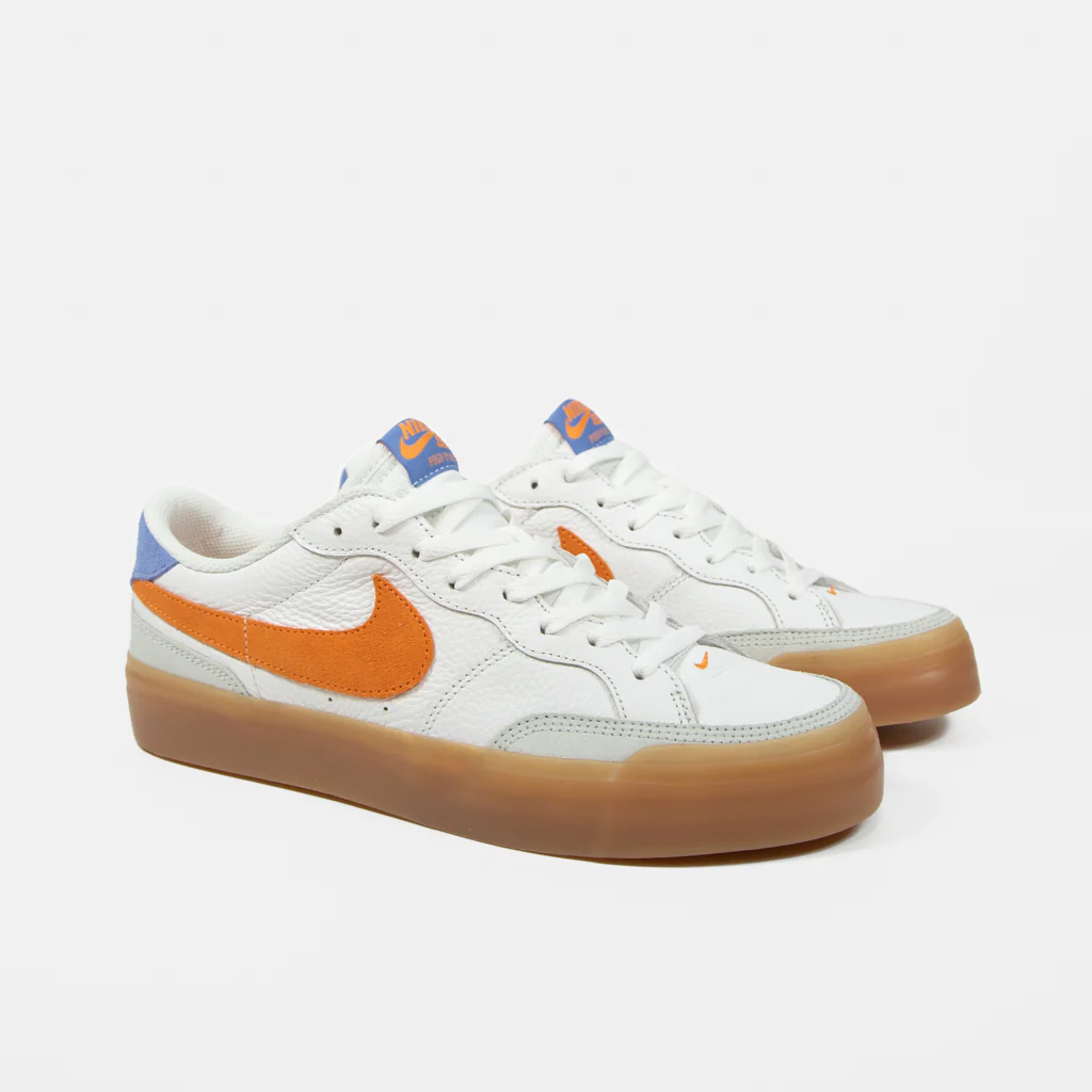 Nike SB - Pogo Premium Shoes - Summit White / Bright Mandarin - Image 2