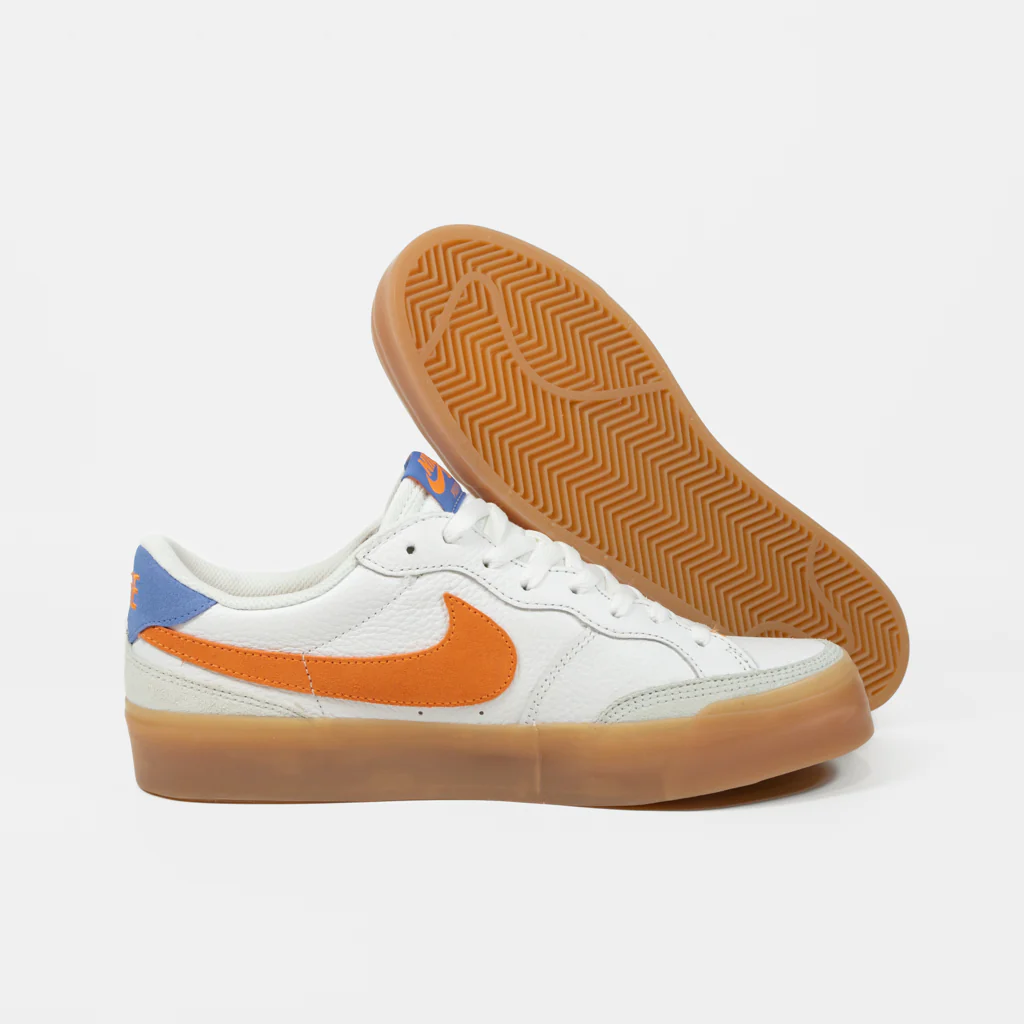 Nike SB - Pogo Premium Shoes - Summit White / Bright Mandarin - Image 3