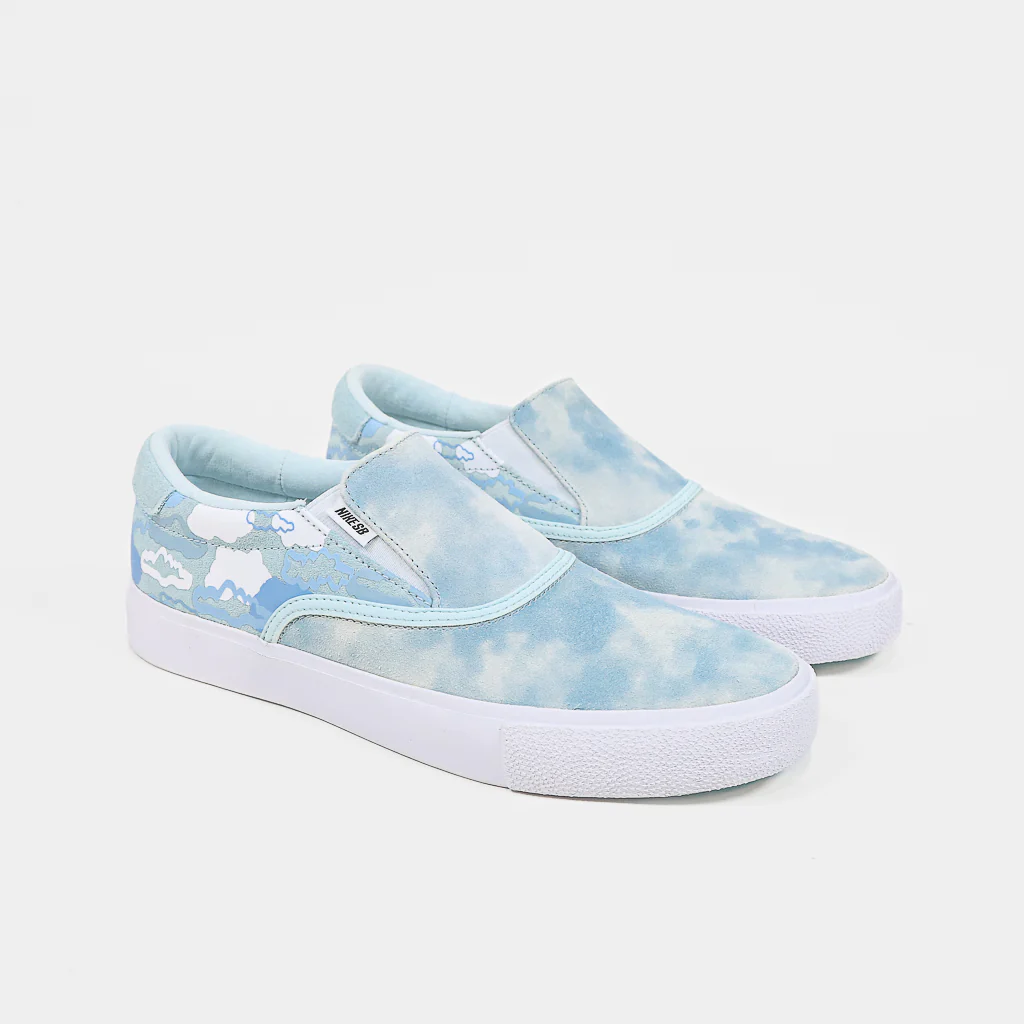 Nike SB - Rayssa Leal Verona Slip On Shoes - Glacier Blue / White