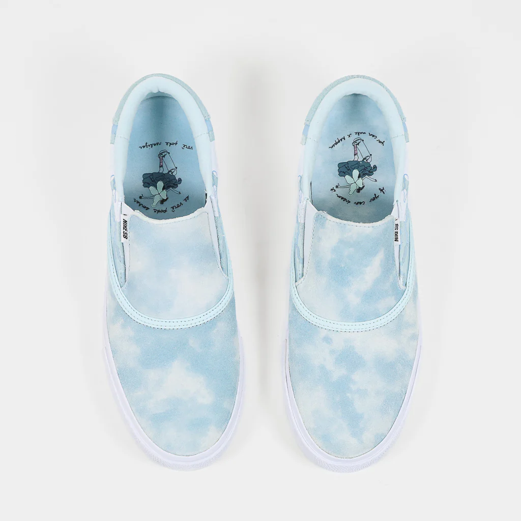 Nike SB - Rayssa Leal Verona Slip On Shoes - Glacier Blue / White - Image 4