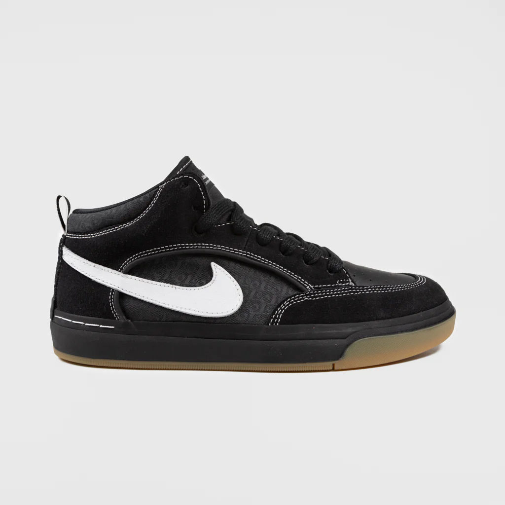 Nike SB - React Leo Baker Shoes - Black / White - Black