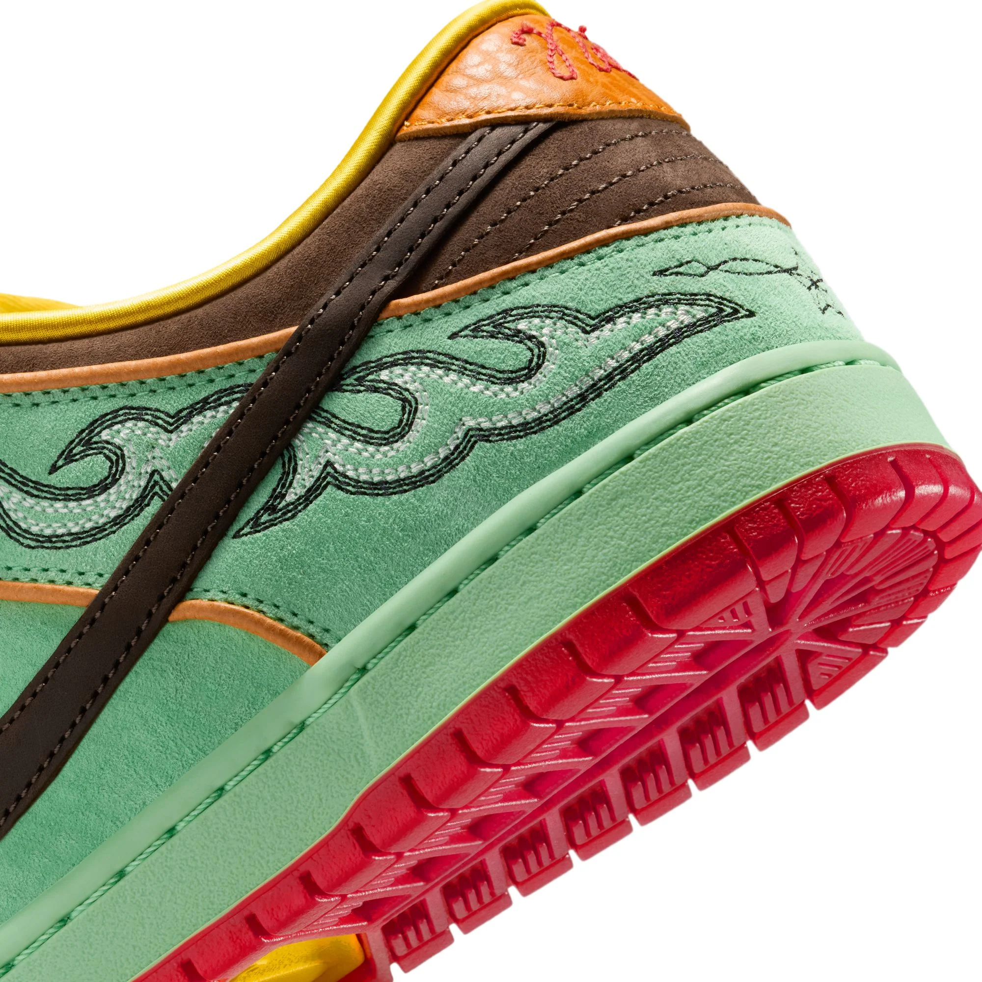 Nike SB - 'Rodeo' Dunk Low Pro Shoes - Tourmaline / Baroque Brown - Monarch - Image 5