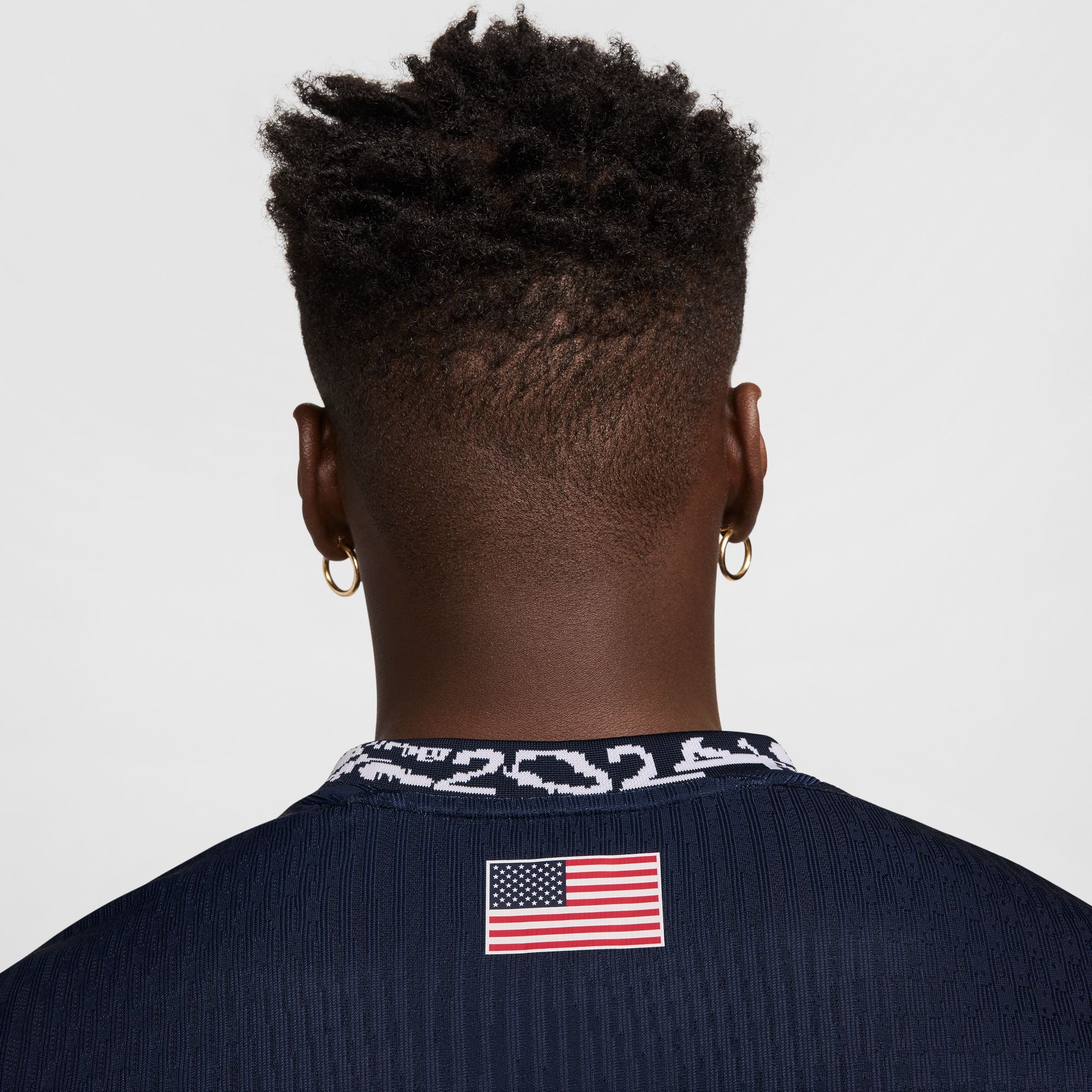 Nike SB - Team USA Olympic Short Sleeve Skate Jersey - Obsidian / Bright Crimson / White - Image 6