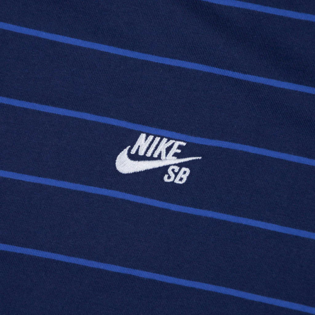 Nike SB - Striped T-Shirt - Blue Void - Image 2