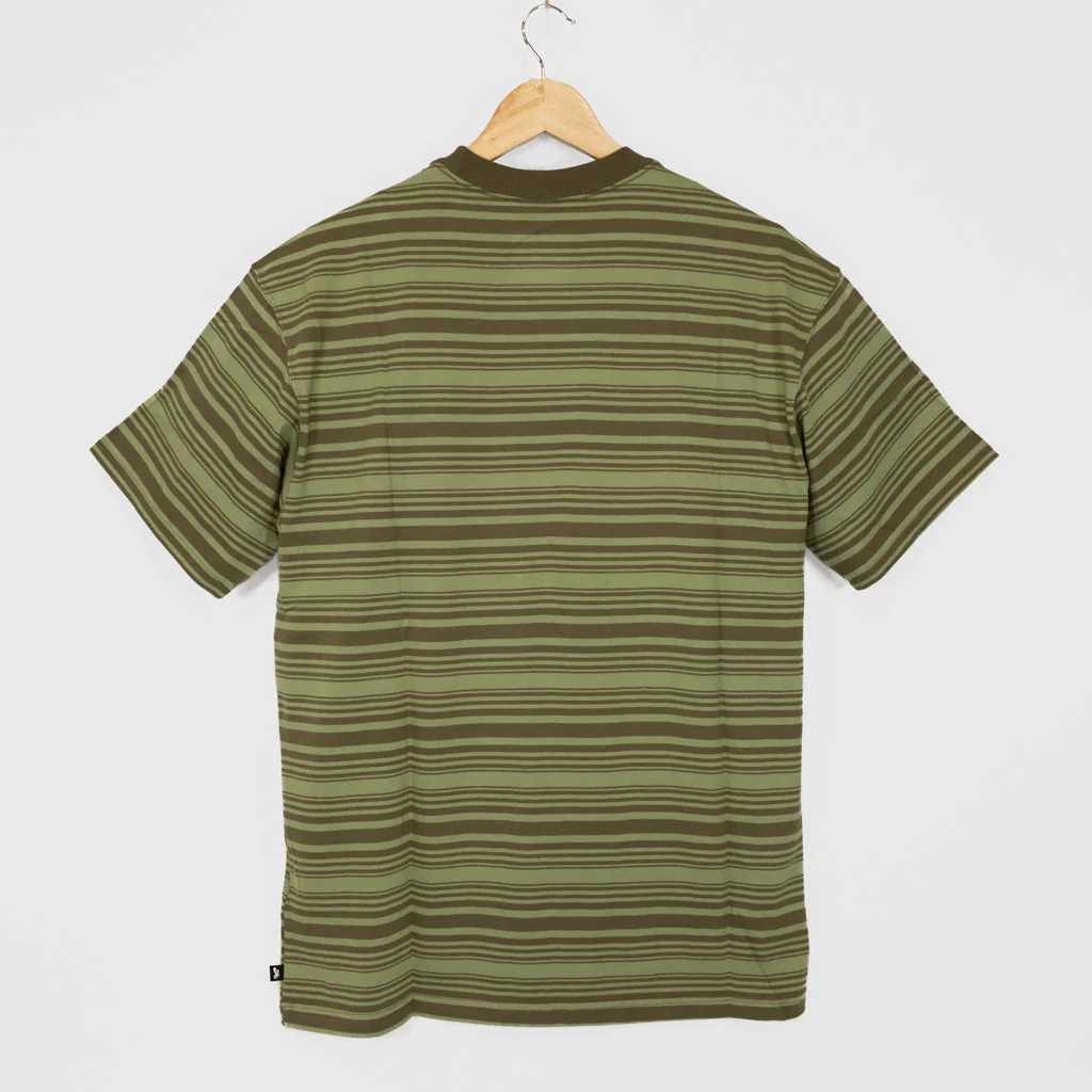 Nike SB - Striped T-Shirt - Oil Green - Image 2