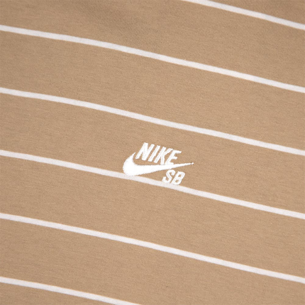 Nike SB - Striped T-Shirt - Parachute Beige / White - Image 2