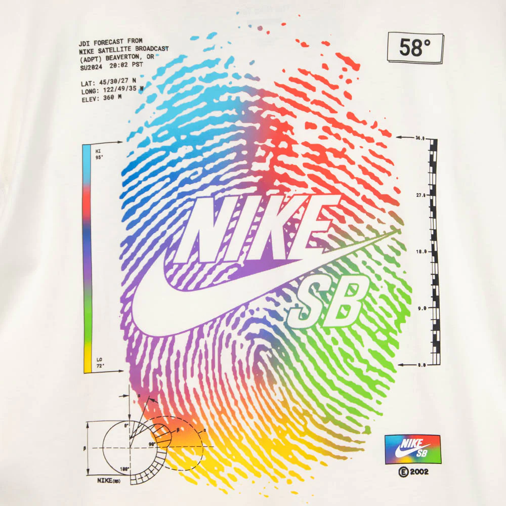 Nike SB - Thumbprint T-Shirt - Sail - Image 3