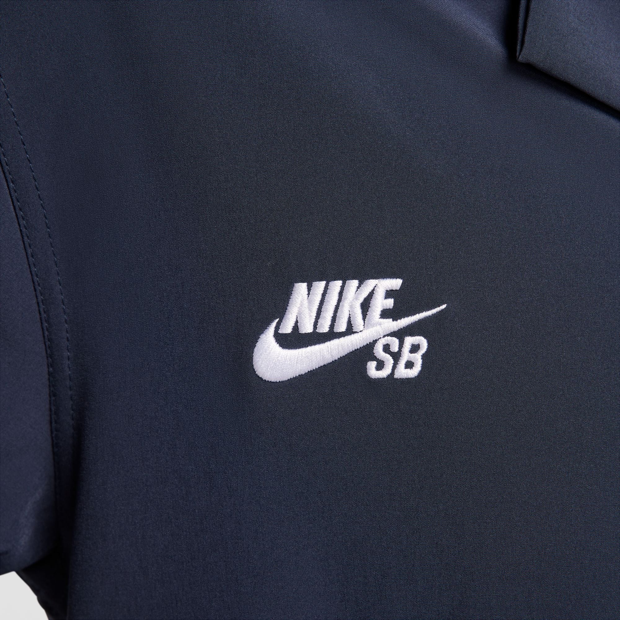 Nike SB - Team USA Olympic Bowler Button Up Short Sleeve Shirt - Obsidian / White - Image 5