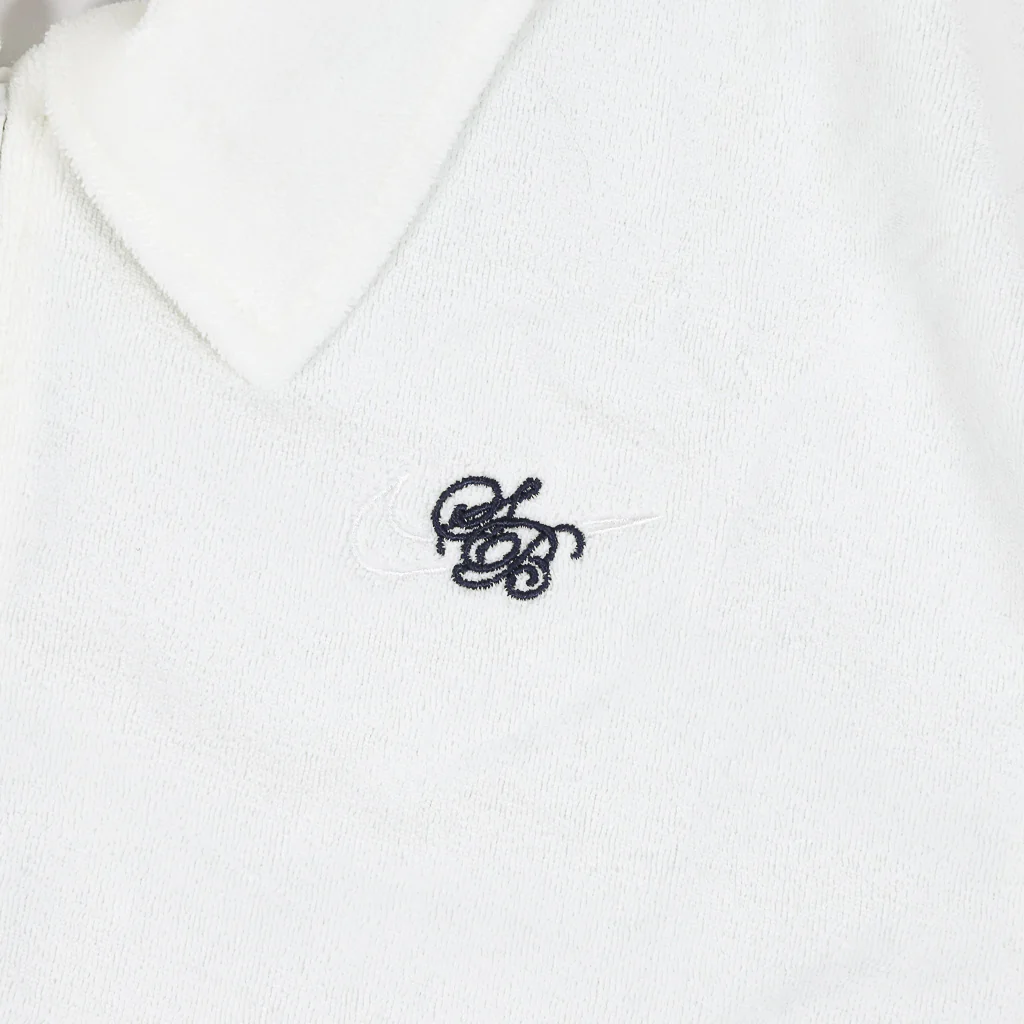 Nike SB - Velour Jacket - White / Navy - Image 2