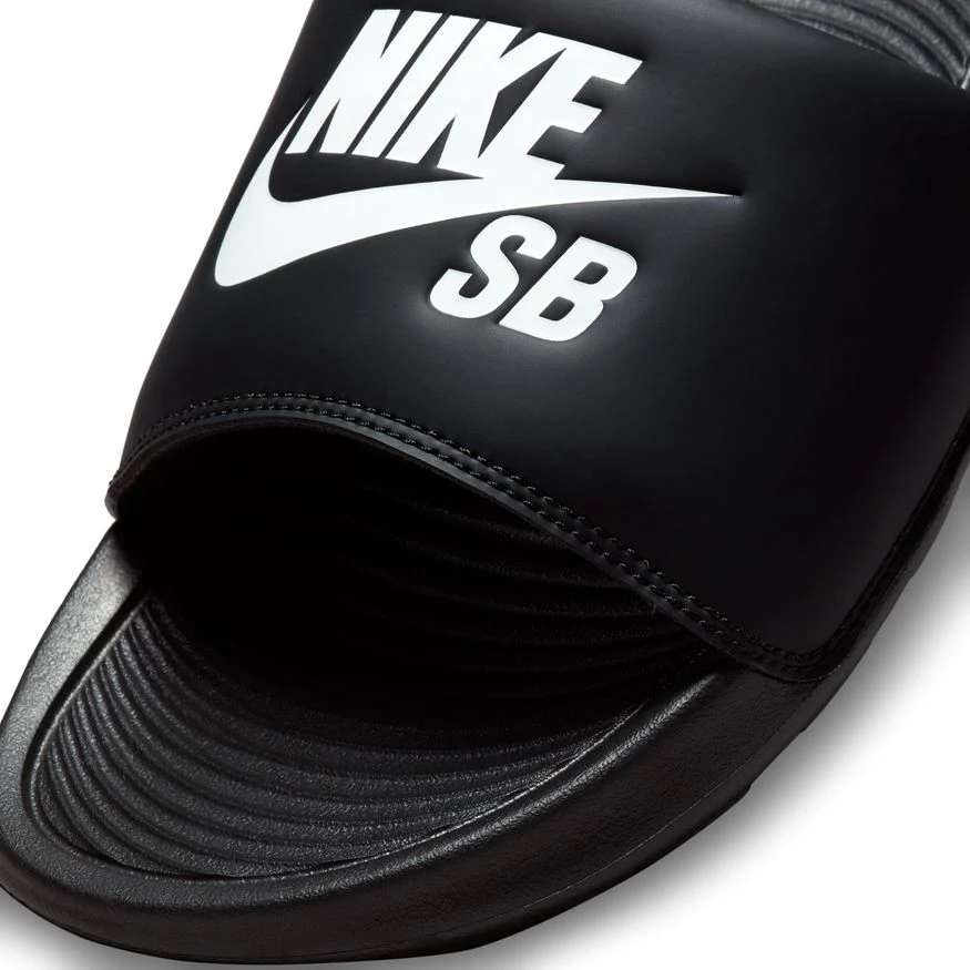 Nike SB - Victori One Sliders - Black / White - Image 2