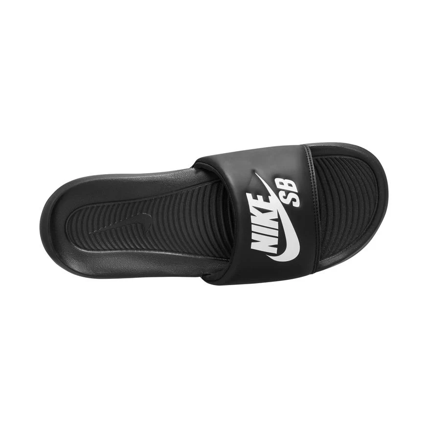 Nike SB - Victori One Sliders - Black / White - Image 3