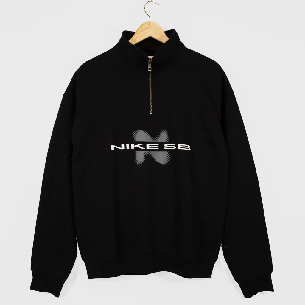 Nike SB - Y2K Half Zip Fleece Sweatshirt - Black