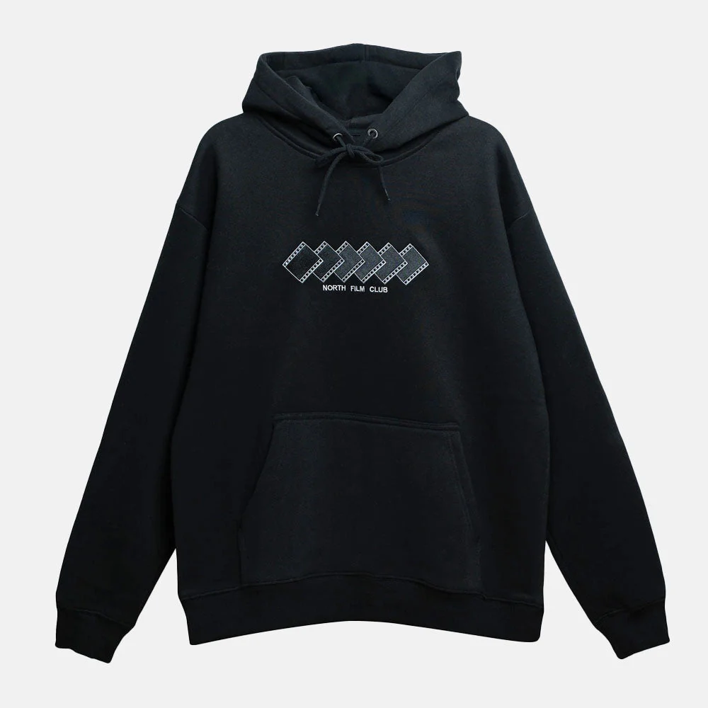 North Skate Mag - Film Club Pullover Hooded Sweatshirt - Black