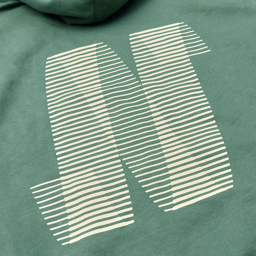 North Skate Mag - N Logo Pullover Hooded Sweatshirt - Pine Green - Image 3