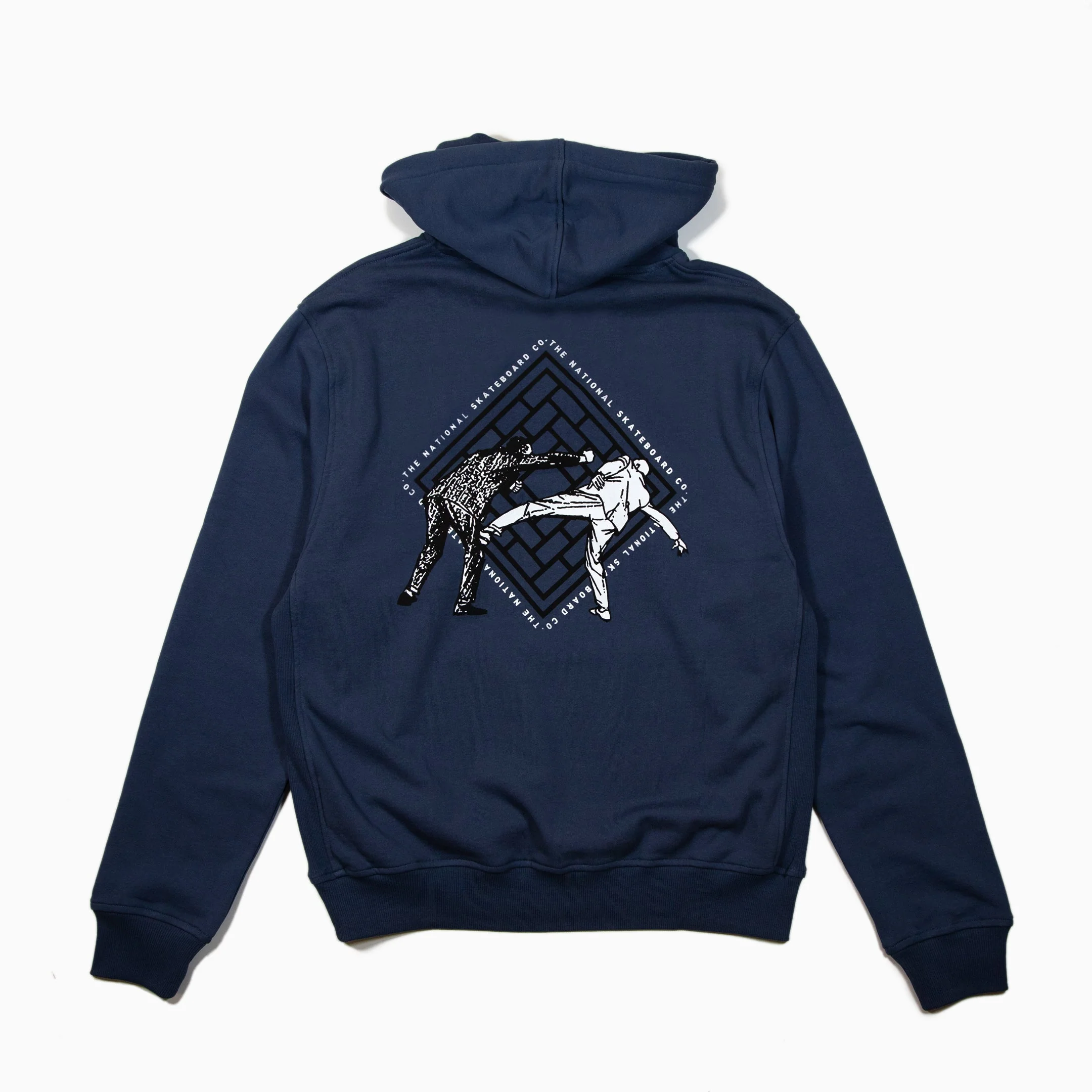 The National Skateboard Co. - OFFICE POLITICS HOODED SWEATSHIRT - HARBOUR BLUE - Image 2