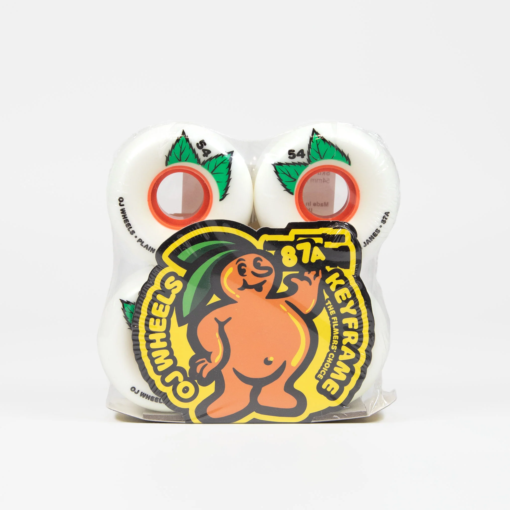 OJ Wheels - 54mm (87a) Plain Jane Keyframe Skateboard Wheels - Image 2