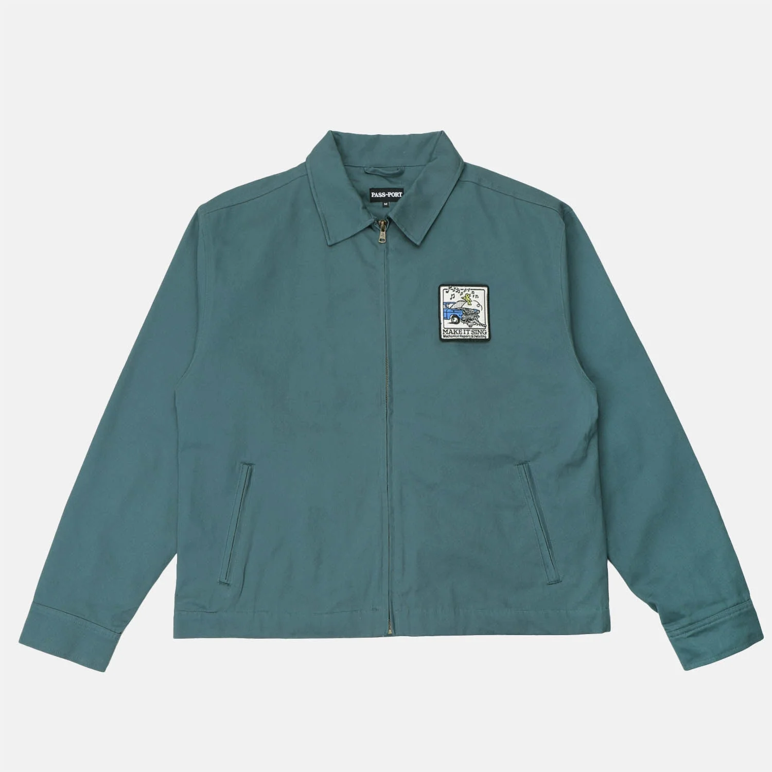 Pass Port Skateboards - Make It Sing Workers Jacket - Lincoln Green