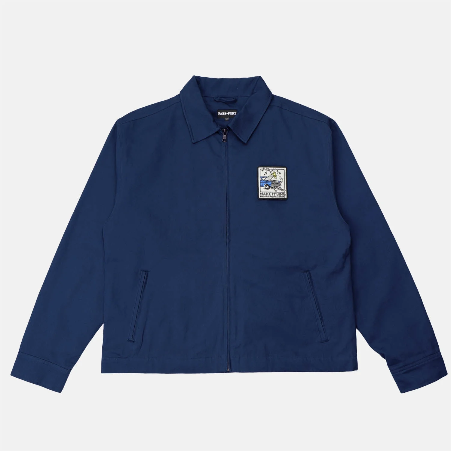 Pass Port Skateboards - Make It Sing Workers Jacket - Navy