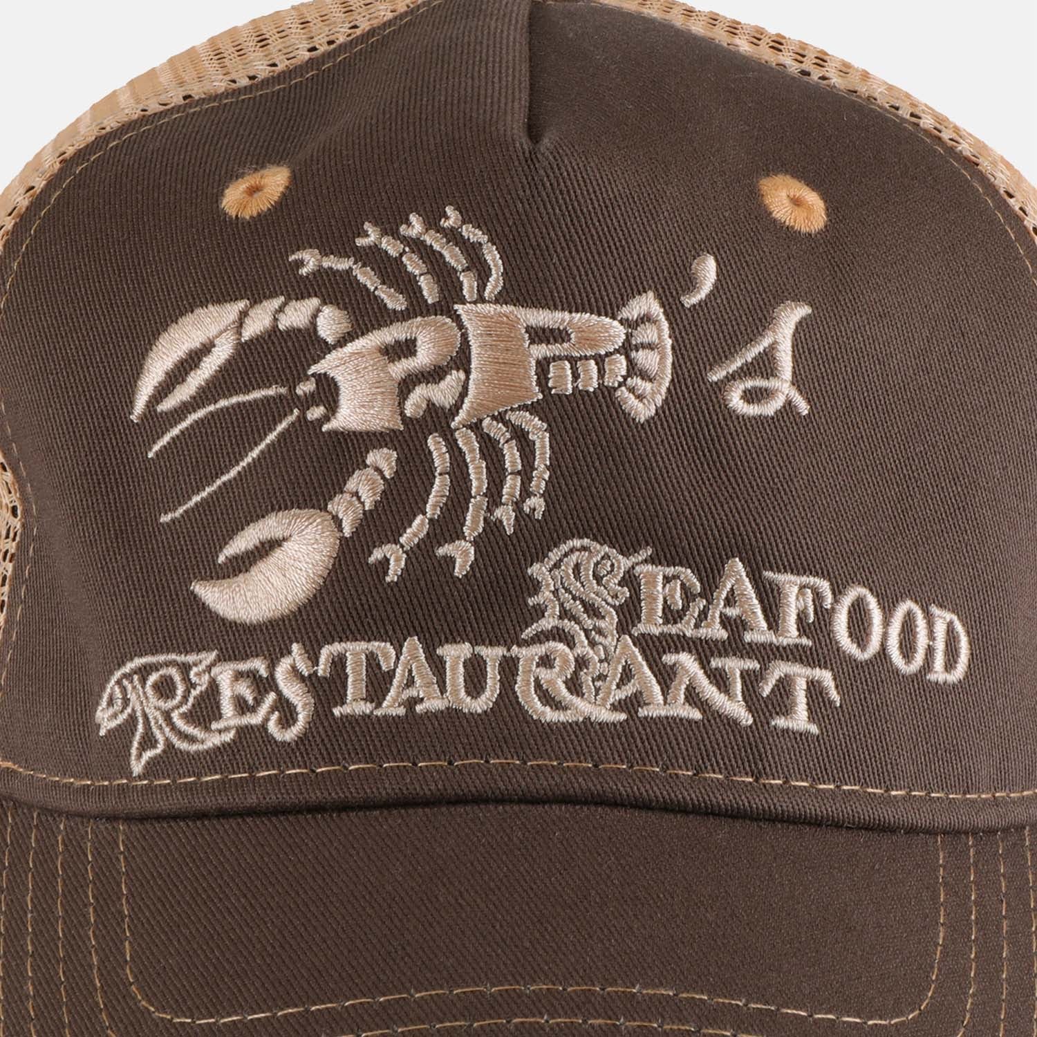 Pass Port Skateboards - Seafood Staff Packers Trucker - Bark - Image 3