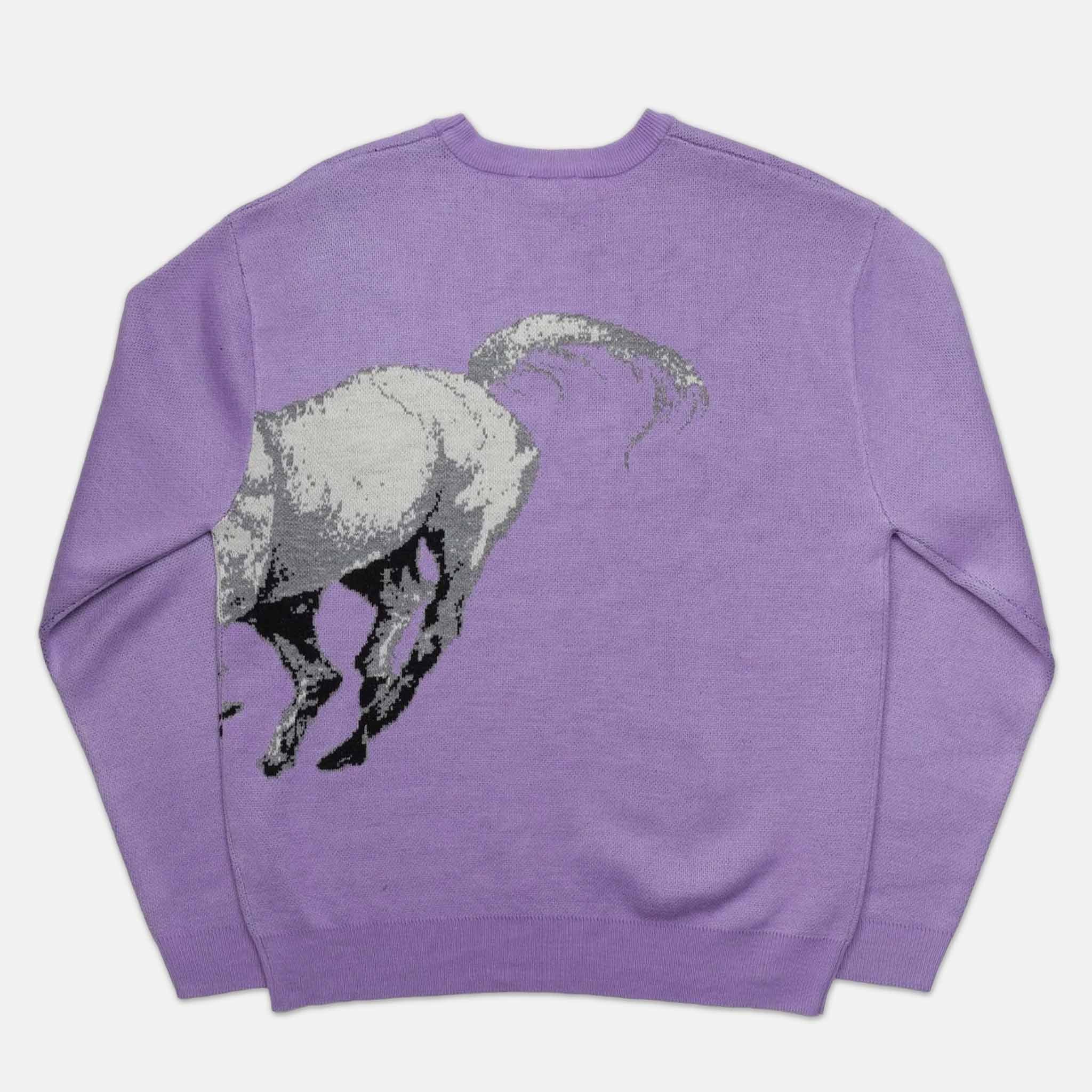 Pass Port Skateboards - Brumbies Knitted Jumper - Lavender - Image 2