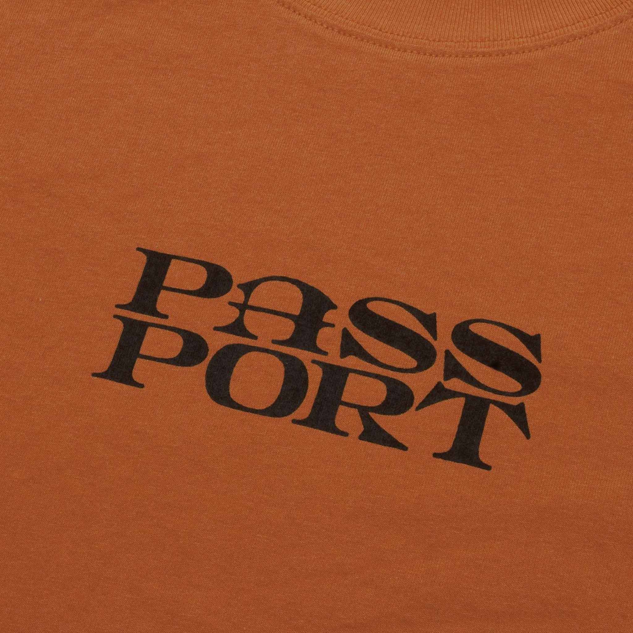 Pass Port Skateboards - Everglade T-Shirt - Texas Orange - Image 3