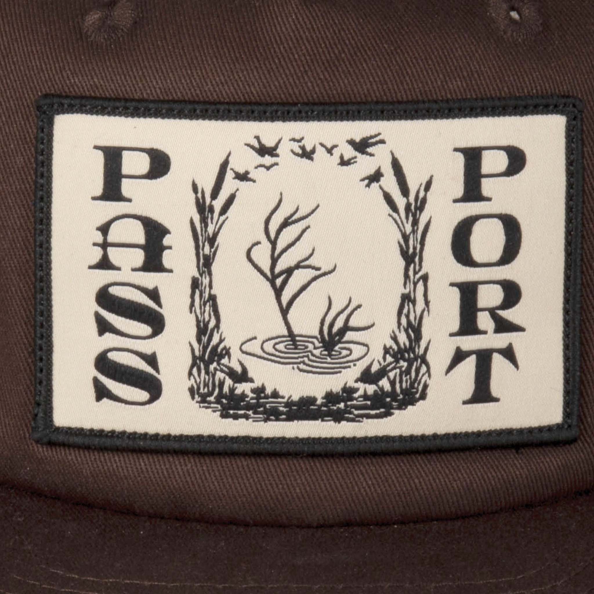 Pass Port Skateboards - Everglade Trucker Cap - Chocolate - Image 2