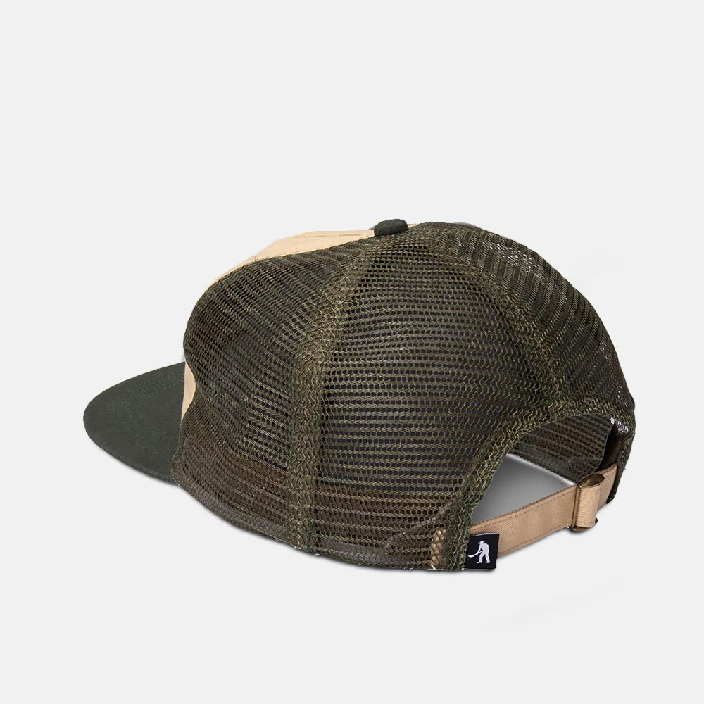 Pass Port Skateboards - Fast Duck Workers Trucker Cap - Cream / Elm - Image 2
