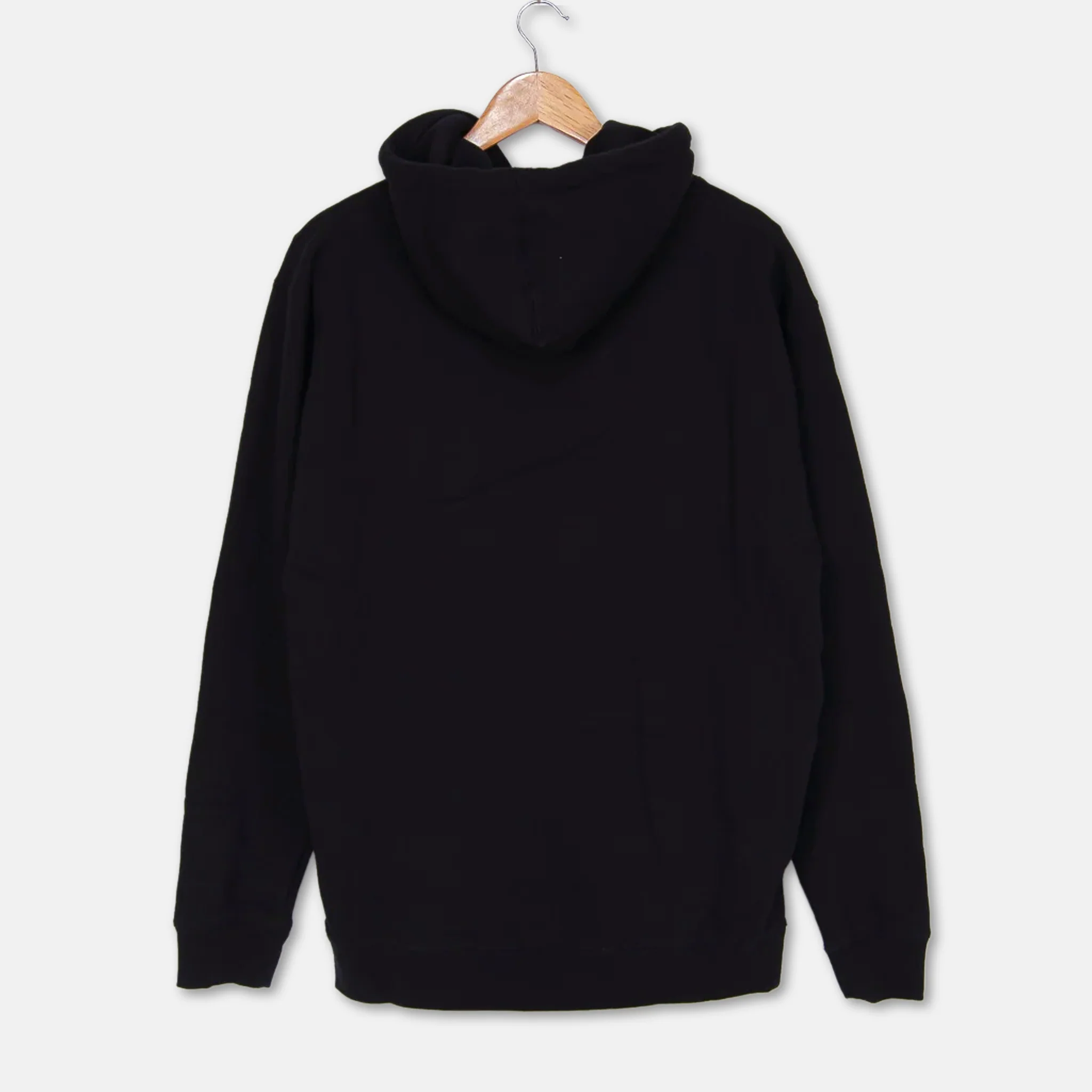 Pass Port Skateboards - Inter Solid Pullover Hooded Sweatshirt - Black - Image 2