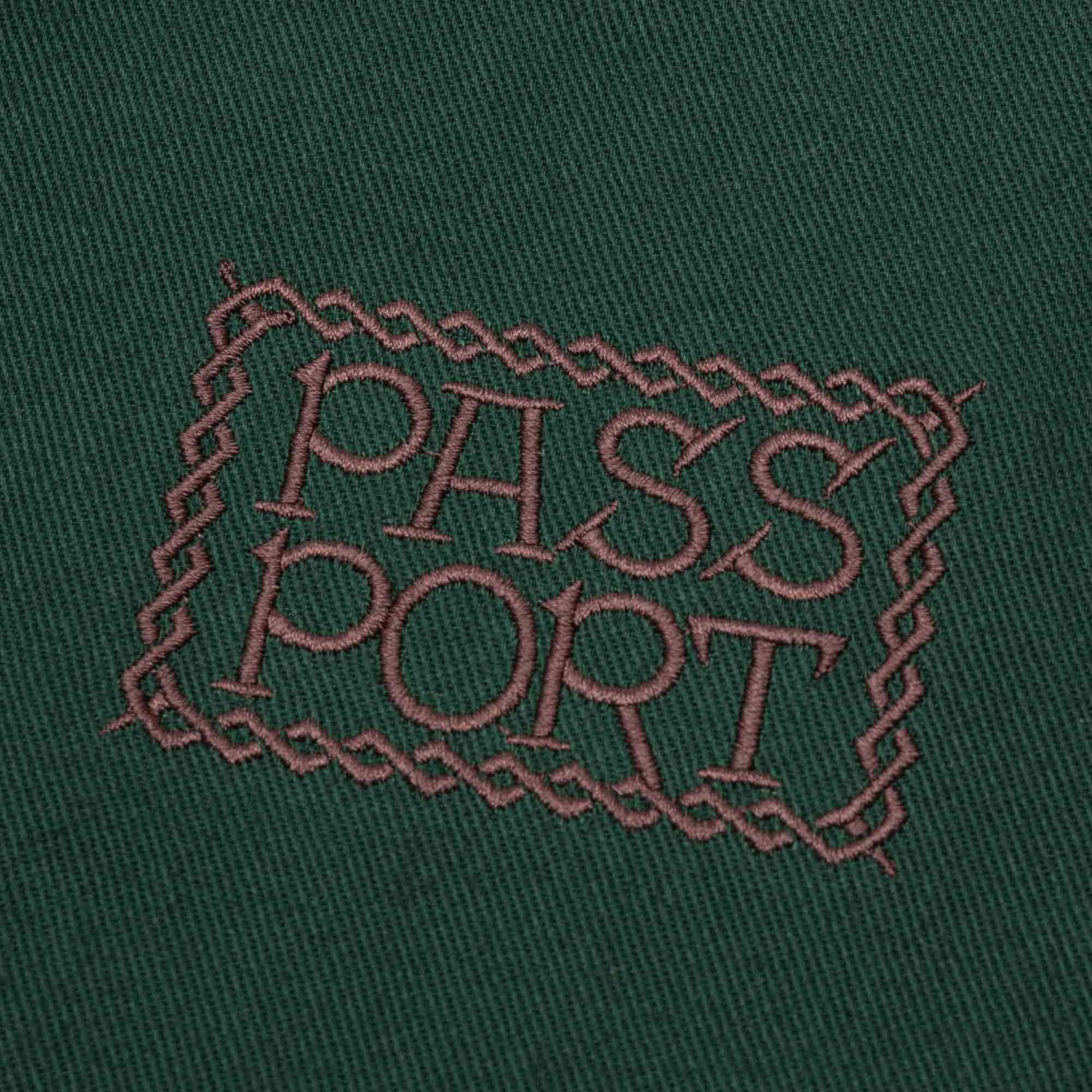 Pass Port Skateboards - Invasive Logo Yard Jacket - Forest Green - Image 4
