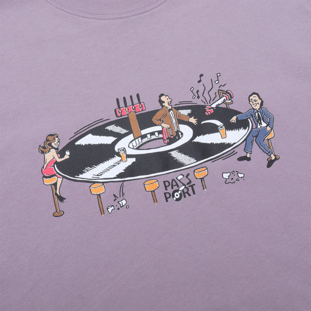 Pass Port Skateboards - Lazy Susan T-Shirt - Dusty Lilac - Image 2