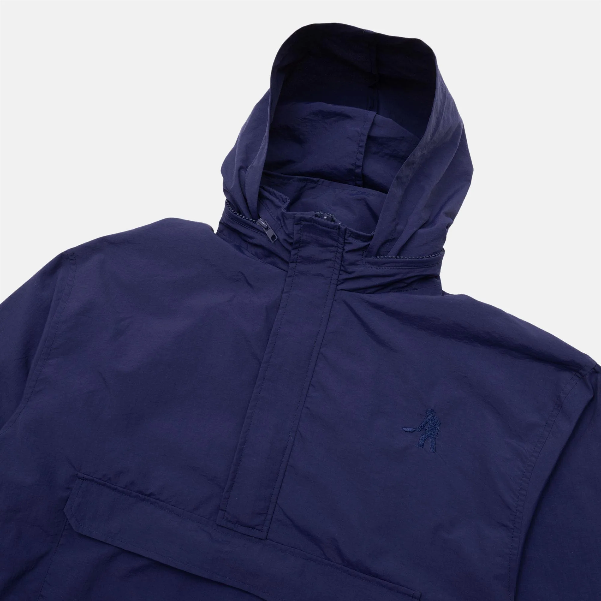 Pass Port Skateboards - RPET Pullover Spray Jacket - Navy - Image 2