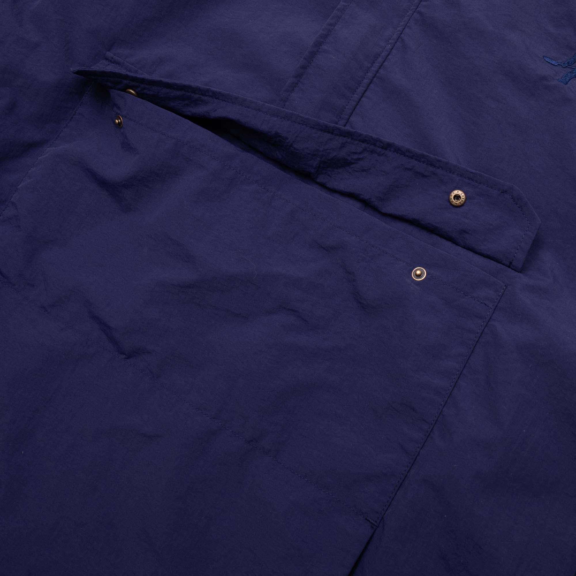 Pass Port Skateboards - RPET Pullover Spray Jacket - Navy - Image 3
